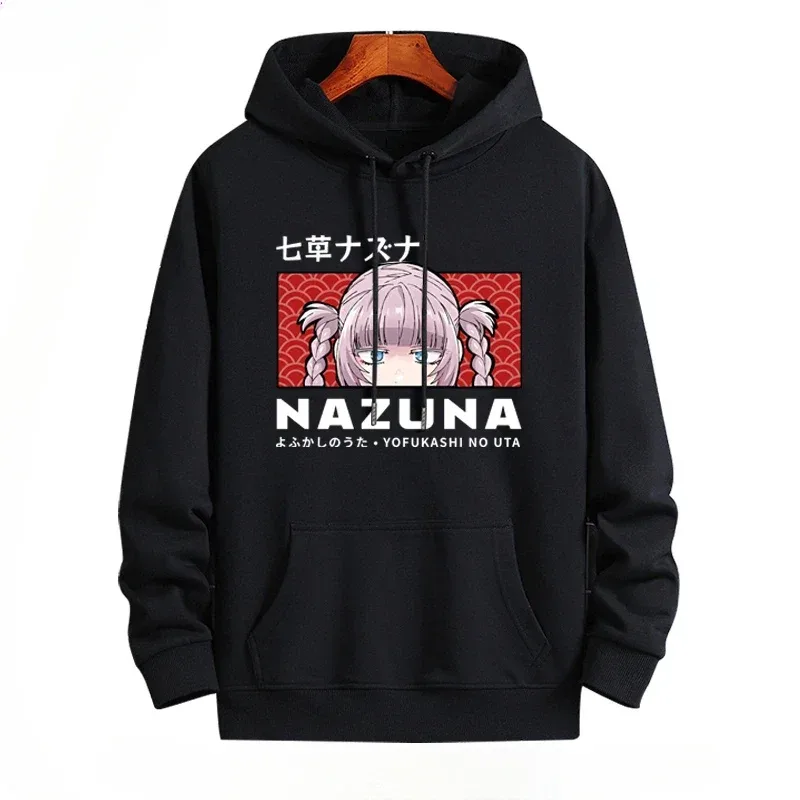 Y2K Anime CALL OF THE NIGHT Nazuna Nanakusa Funny Hoodie Hip Hop Graphic Sweatshirts Poleron Hombre Streetwear Harajuku Tracksui
