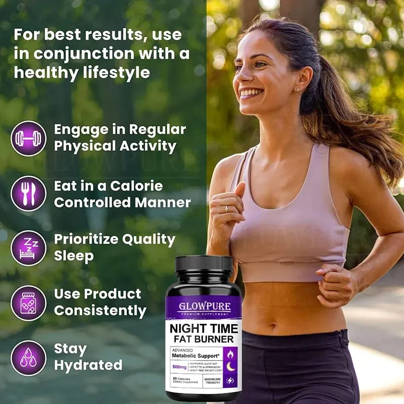 Night Time BodyBuilding Capsule - Supports Appetite Suppressant Metabolism Supplement