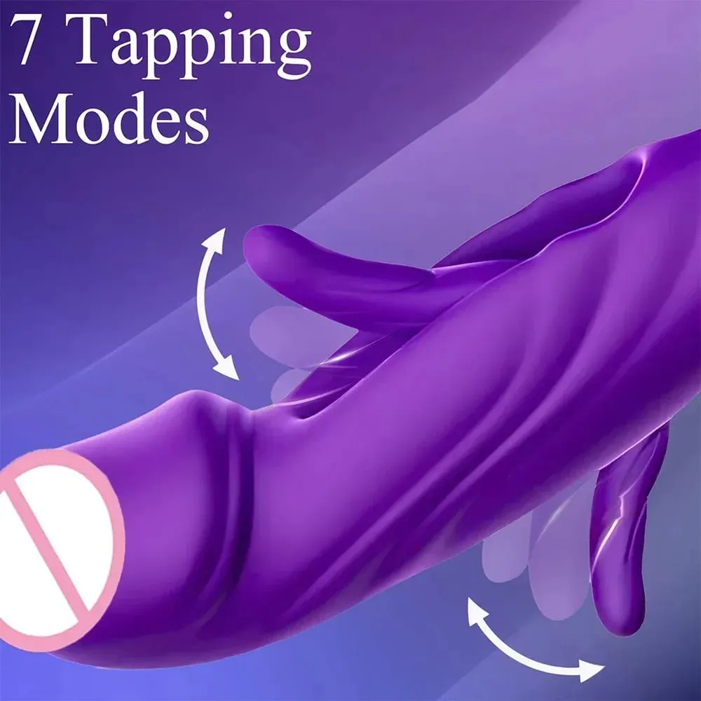 3 in 1 Telescopic Tongue Dildo for Women Clitoris Stimulator Finger Vibrating Flapping Vaginal Massager Masturbator Sex Toy