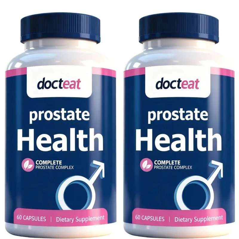 Docteat Prostate Health Capsules with Saw Palmetto Extract Pumpkin Seed Extract Stinging Nettle Root Extract 60 Capsules