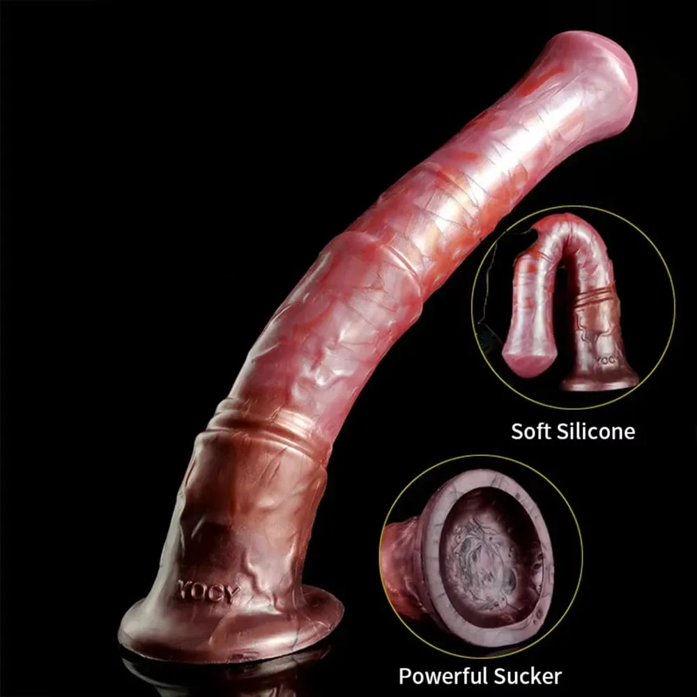 Eiaculazione Cavallo Dildo 10 modalità vibratore stimolatore clitoride femminile pene animale in silicone con ventosa giocattolo del sesso per le donne uomini