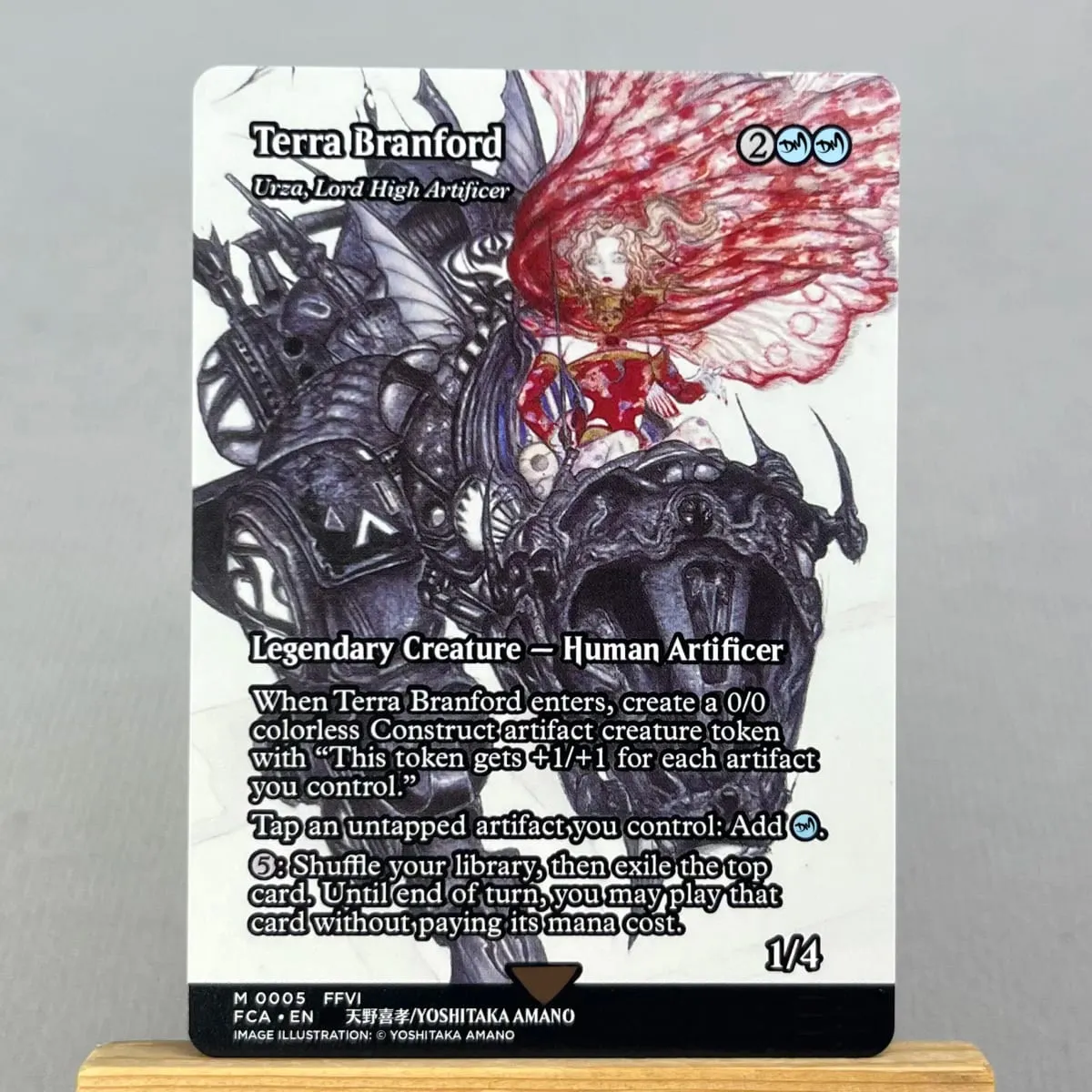 FIN FCA FIC HOLO14-Ⅰ02 Tcg Proxy Cards Vivi Ornitier Summon Bahamut Rhystic Study Y'shtola Night's Blessed
