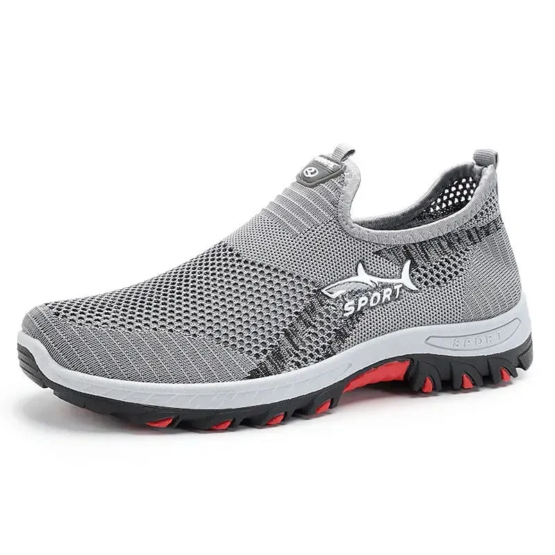 Men's Summer Mesh Shoes Breathable Lightweight Casual Sneakers Outdoor Walking Hiking Footwear 2026 New