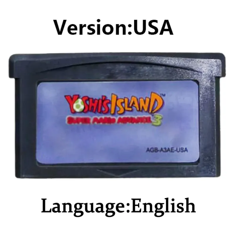 Wari0 32 Bit GBA Game Cartridge Kart Game Card Series EUR USA Version Video Game Card For GBA Portable Game Console