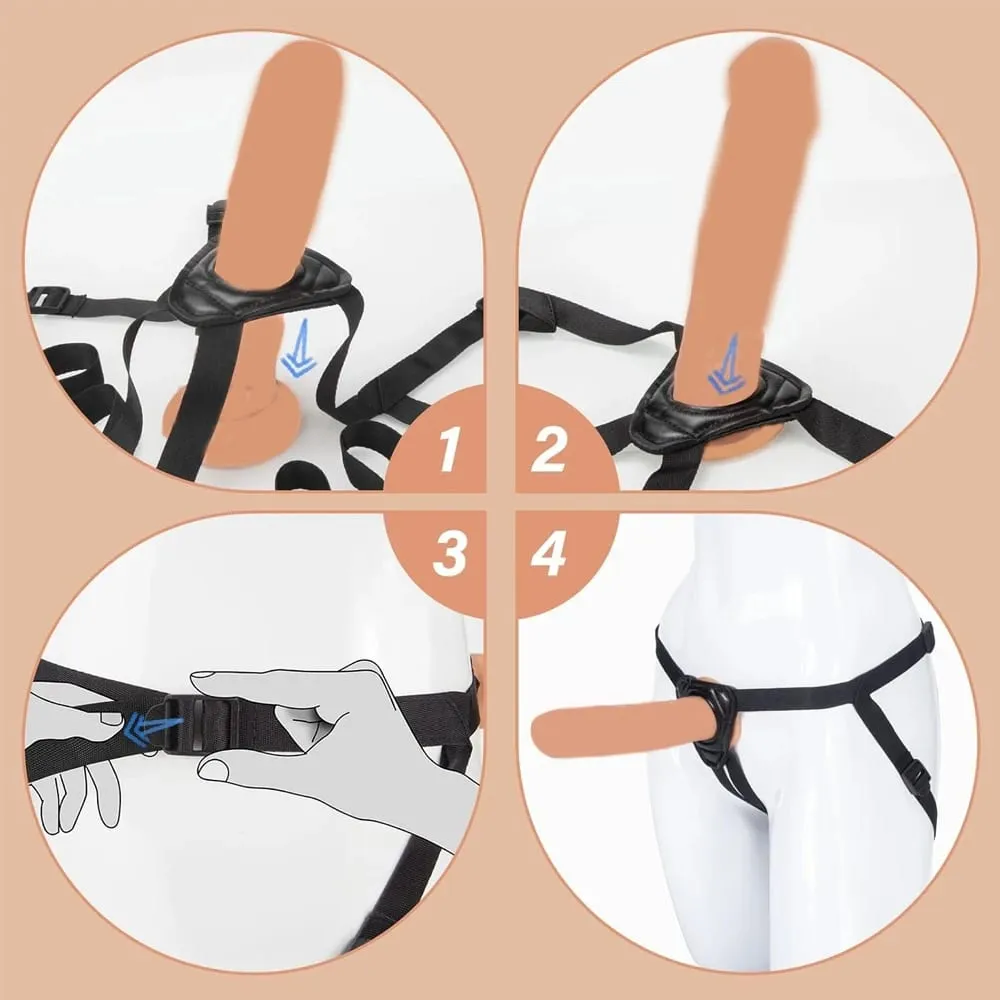 Strap on Harness Dildo Adjustable for Women Adult Sex Toy Lesbian Wearable Strapon Panties G Spot Stimulators Dildos Couple Toy