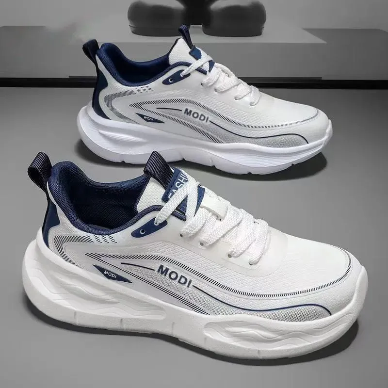 Casual Fashion Mens Sneakers Platform Increase Height Breathable Running Shoes Free Shipping Lightweight Non Leather Hiking