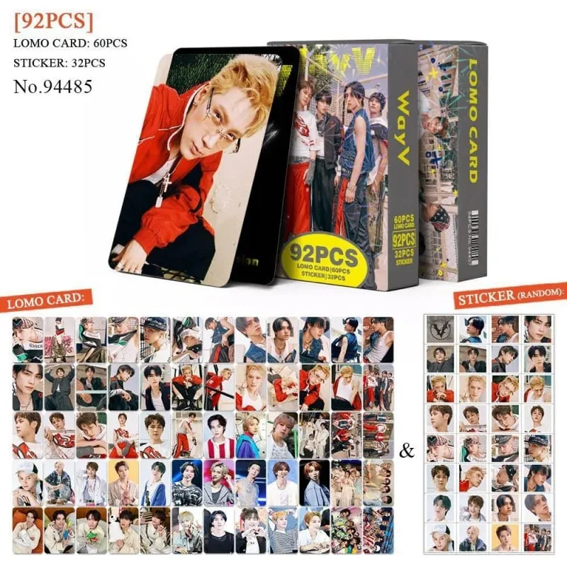 92Zhang XiaokaWayVWeishen Collection Photo Card FansKPOPPeripheralLOMOMini truck