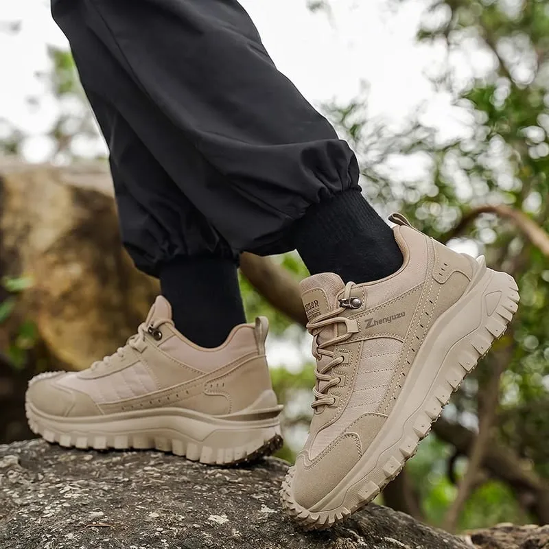 Autumn New High-Top Plus Size Casual Sports Shoes Outdoor Hiking Boots Comfortable Thick Sole Lightweight Casual Walking Shoes Suitable for All-Season Daily Outdoor Activities Walking And Travel Mountaineering Camping Gear