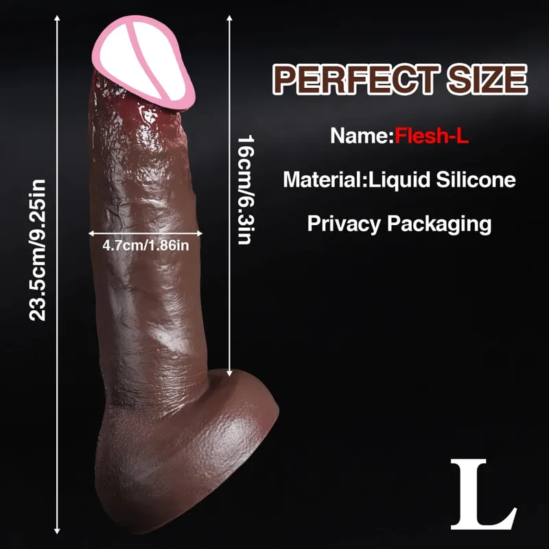 ราคาถูกผิวนุ่มรู้สึกสมจริงหนาDildoเกย์MasturbatorsซิลิโคนDickถ้วยดูดขนาดใหญ่Penis Anal Plugเพศของเล่นสำหรับผู้ชายผู้หญิง