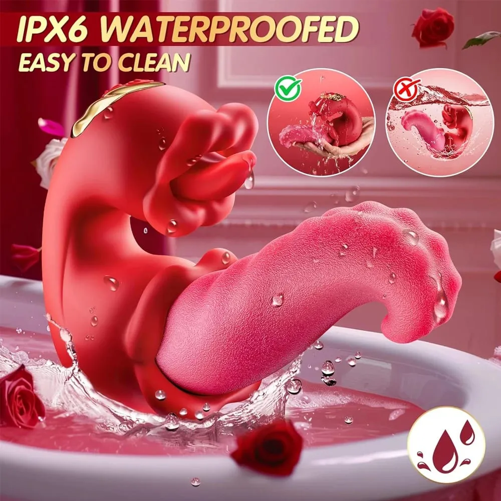Sex Toys Realistic Heating Tongue Vibrator Women G-Spot Vibrator Clitoral Stimulator Adult Toy Vagina Massager for Female