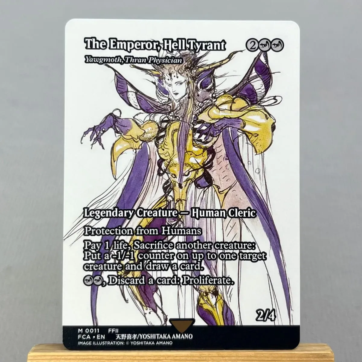 FIN FCA FIC HOLO14-Ⅰ02 Tcg Proxy Cards Vivi Ornitier Summon Bahamut Rhystic Study Y'shtola Night's Blessed