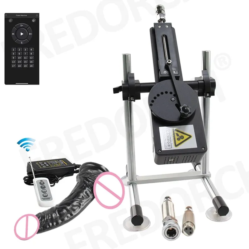 NEW Automatic Sex Machine for Couples with Dildo Attachments Vibrator Adult Toy for Men Women Female Masturbation Vagina 70W