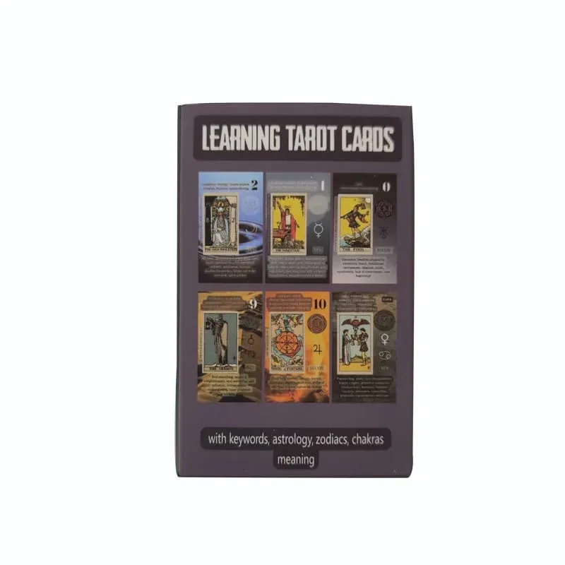 Tarot Cards for Beginners Learning Tarot Deck No Guide Book Needed Tarot Cards with Meanings on Them (Español) 78 Cards Reversed