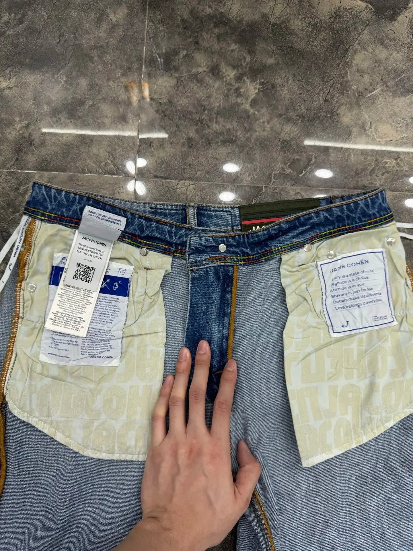 Jeans Thin Cotton Men 2026 Spring Summer new outdoors quality embroidery comfortable straight Big size 29-40 Pants