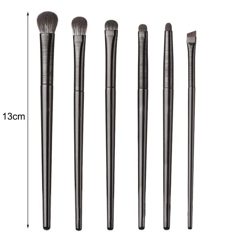 2/6/10PCS Eyes Makeup Brushes Set Professional Soft Precision Eyeshadow Eyeliner Eyebrow Brush Women Facial Beauty Cosmetic Tool — image 3