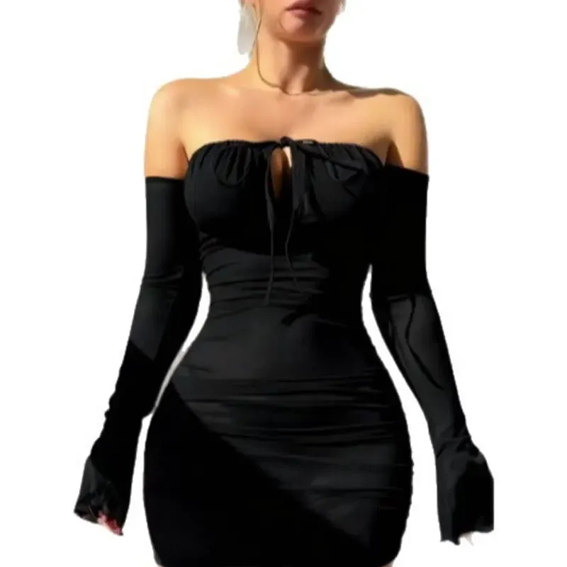 Fancy Bra Set Women Erotic Slim Fit Lingerie With Gloves Sexy Underwear Set Crotchless Nightdress Sexy Outfit Bilizna Intimate