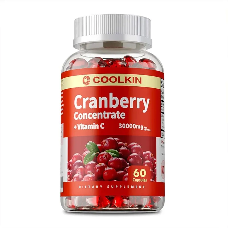 Cranberry Capsules - Beauty and Skin Care Urinary Tract Health Anti-aging Eye Protection Improve Appetite