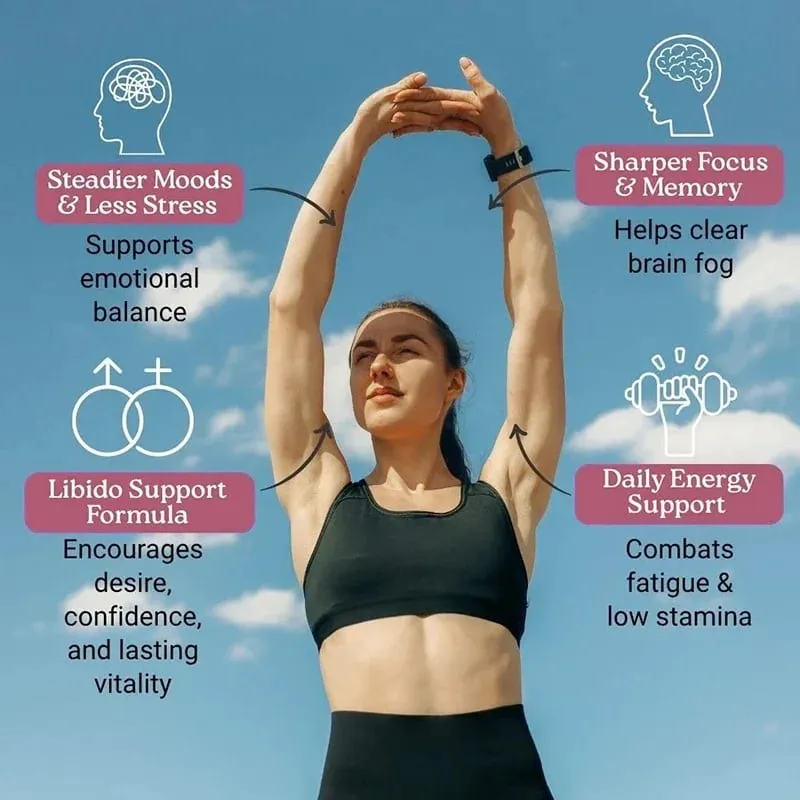 Advanced Menopause Balance Capsules Support Hot Flash Relief Mood Stabilization & Digestive Health Daily Vitality for Women