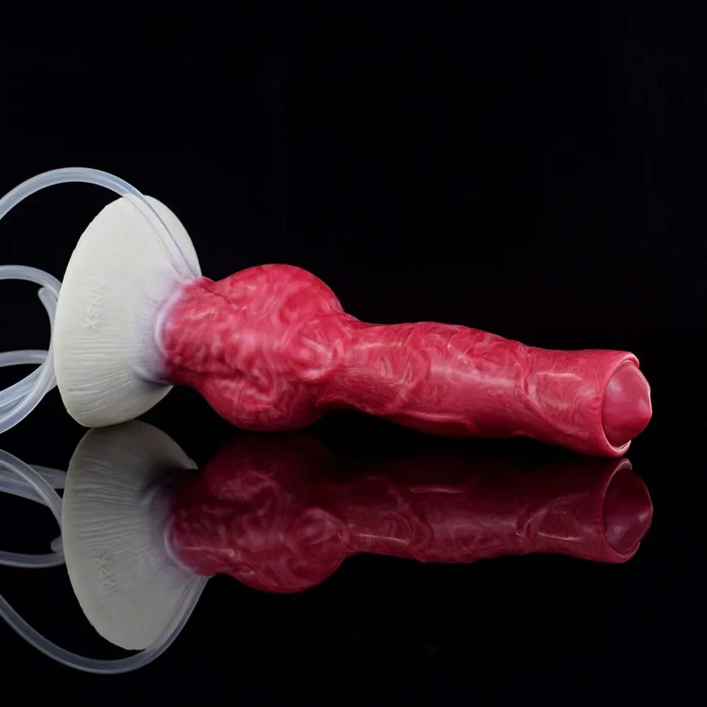 Squirting Realistic Dog Knot Dildo Colorful Fake Penis Silicone Anus Dilator Ejaculation 18+ Sex Toys For Women Men Adults