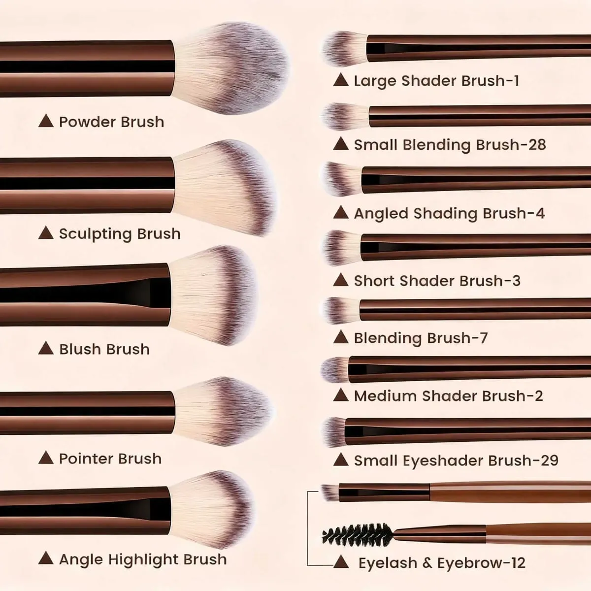Makeup Brush Set 13pcs/set Professional Cosmetic Brushes Kit Travel Soft Makeup Brush Set Concealer Brush Detail Makeup Brus