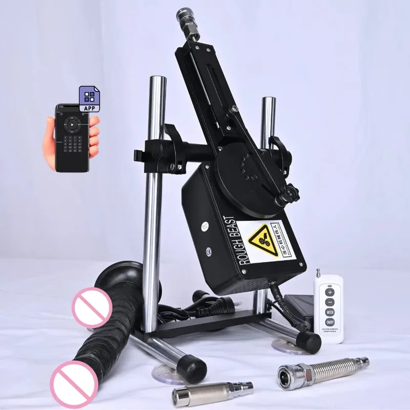 Rough Beast A5/A6 70W Sex Machine with APP Control Automatic Masturbation Dildo for Couples Women Men Adult Erotic Toys Sextoy