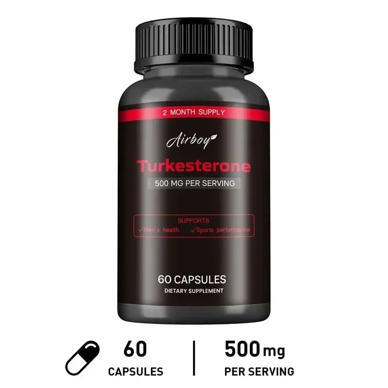 Turkesterone Supplement - Supports Muscle Mass Bone Health & Post-Workout Recovery Maintains Muscle Health