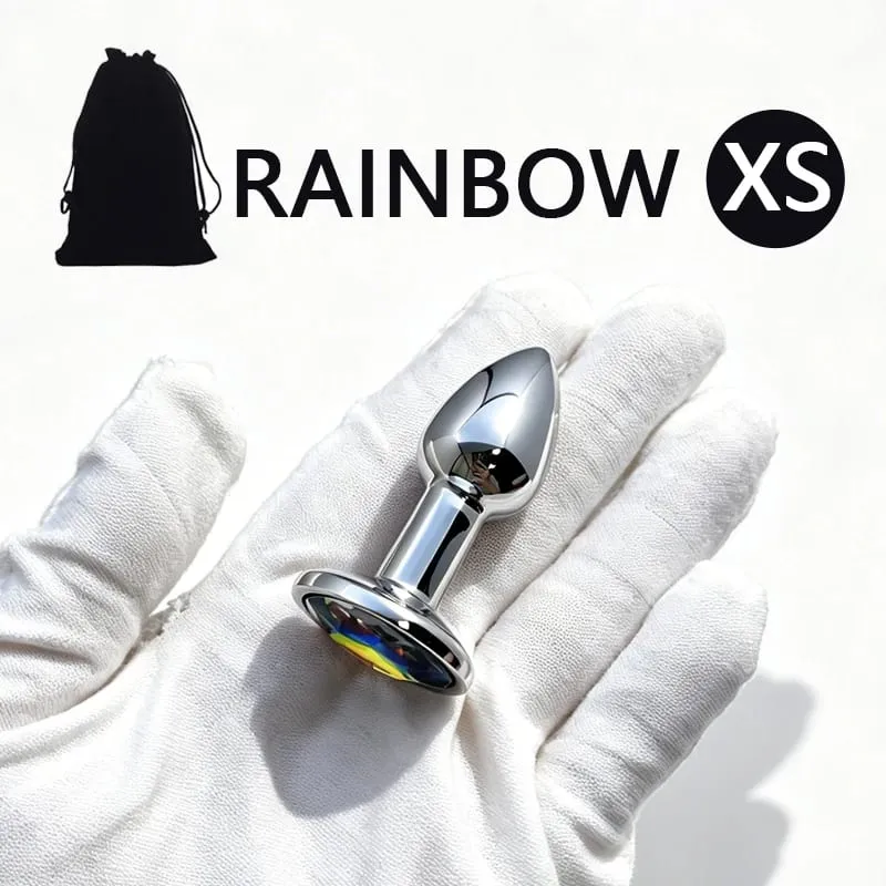 XS/S/M/L/XL Metal Anal Plug Butt Plug Sex Toy Butt Toy for Women Men Couples Adult Game Masturbator Anal Diamond Sex Toys