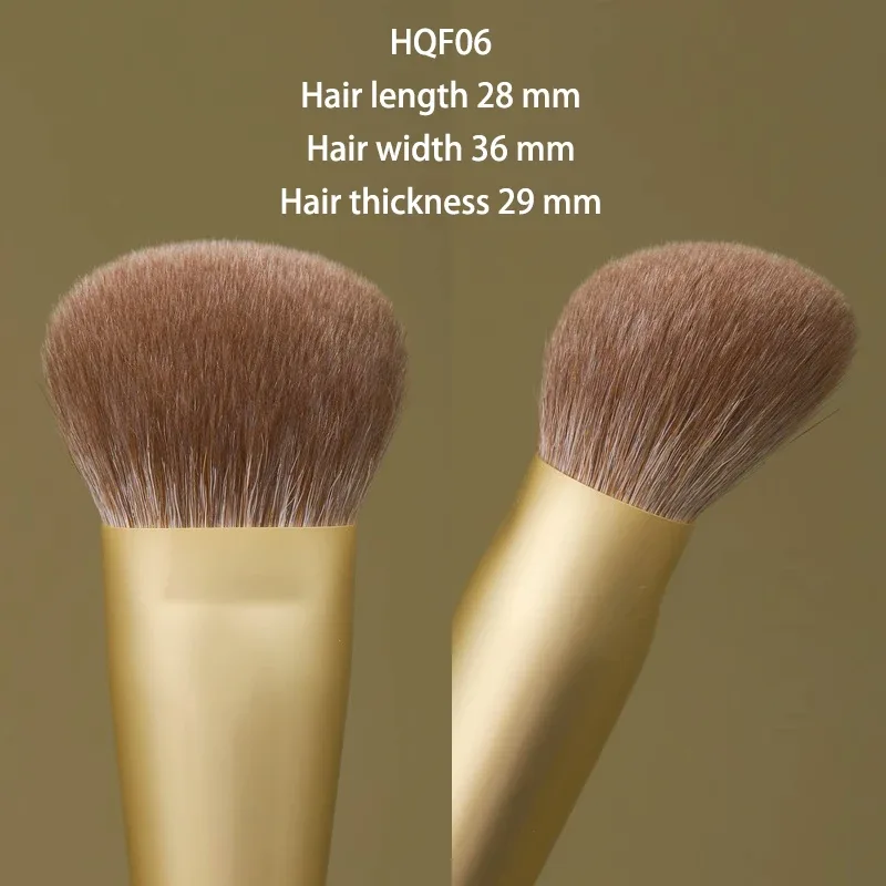 Weasel Goat Hair Foundation Liquid Blush Brush Professional Hand Crafted Makeup Brushes 1PC Short Rosewood Handle Make Up Brush