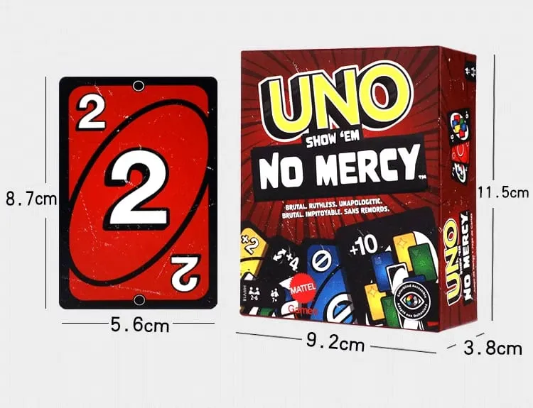 Mattel Games UNO Flip! Toy Game Board Game Cards Hot Wheels No Mercy Super Mario Toy Story DOS Minecraft Elite F1 Collectible