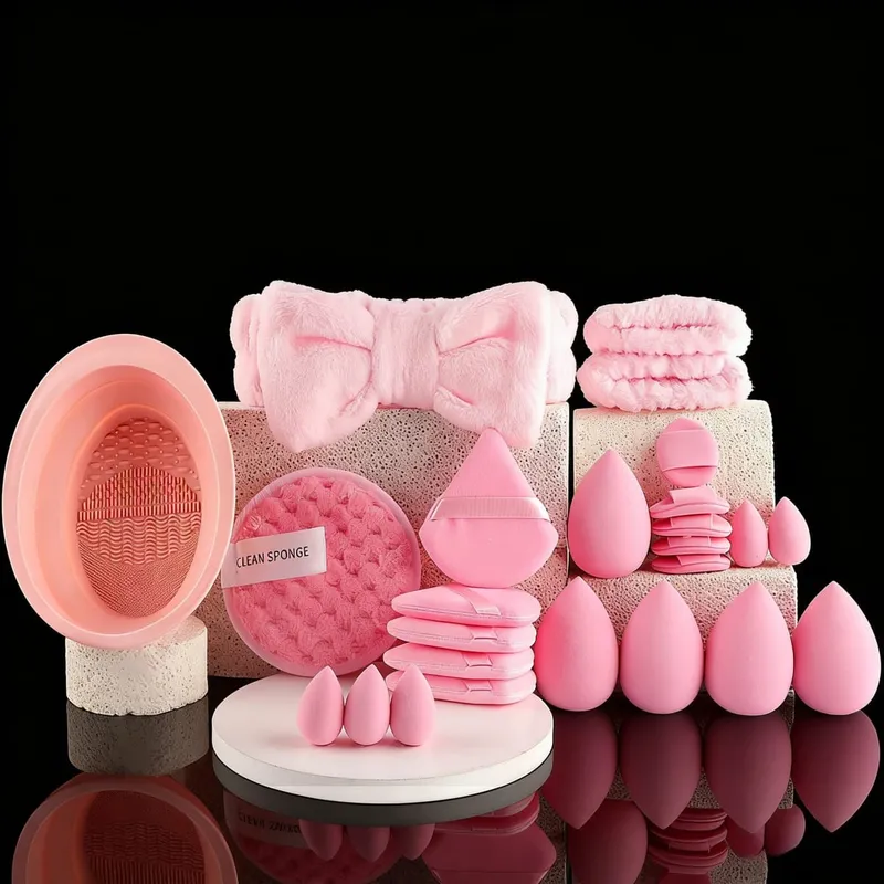 13/53pcs Professional Cosmetic Brush Set for Combination Skin with Soft Brushes Perfect for Beginners and Makeup Artists