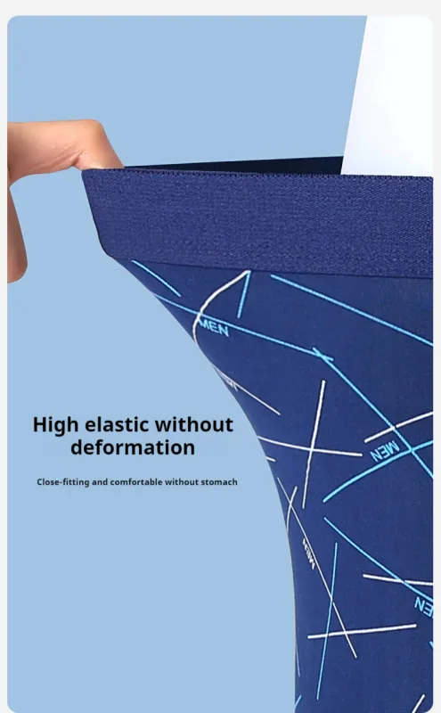 6Pcs Men's Sexy Underwear Boxers Mens Short Soft Comfortable Breathable Fashion Antibacterial Trunks Fitness Running Man Shorts