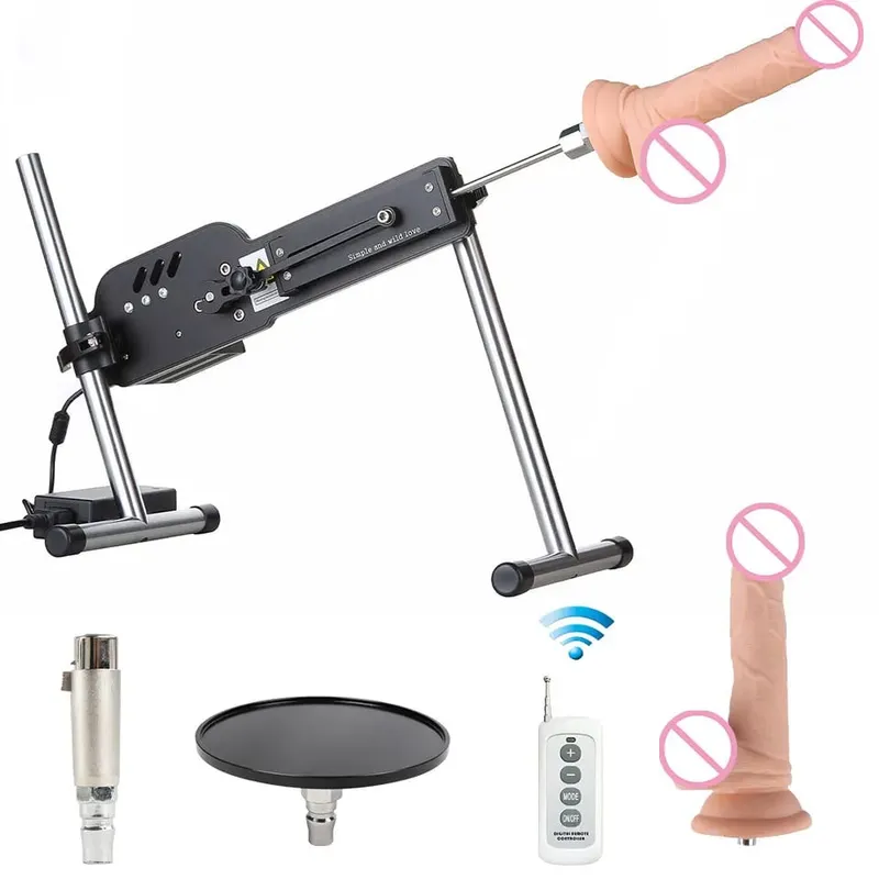 Máquina sexual mejorada con Control remoto, máquina de amor súper silenciosa, Ultra ajustable, Vac U Lock, 30db, 70W, con Big D gratis