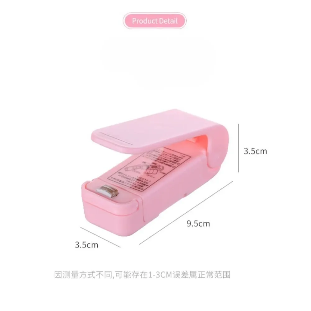 Mini Hea Bag Seal Machine Package Sealer Bags Thermal Plastic Food Bag