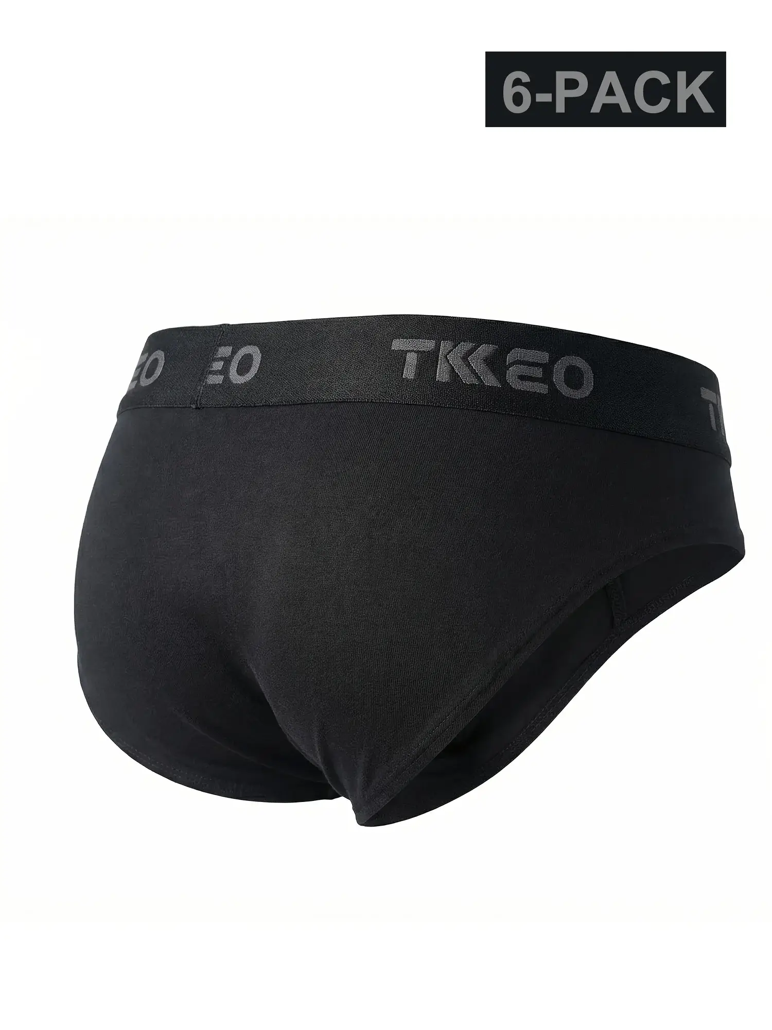 6-piece set of men's fashion underwear, high-quality briefs, breathable, soft and comfortable, moisture-wicking, quick-drying, large quantity pack