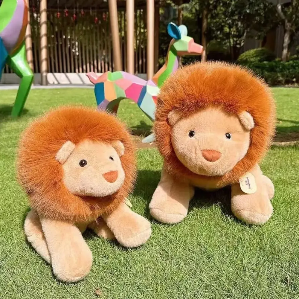 Creative Gift Soft Lion Stuffed Animal Plush Pillow Emotional Support Cute Plush Toy 15.8inch Stuffed Toys
