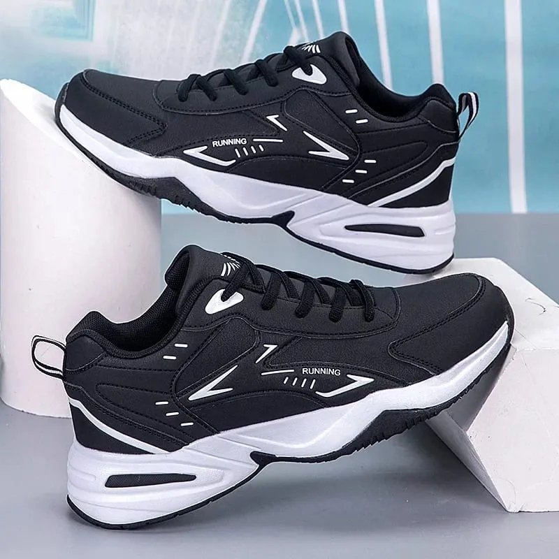 Chunky Sneaker for Men Thick Sole Versatile 2026 New Trend Mesh Lace Up Breathable Casual Sports Shoes Increased Soft Soles
