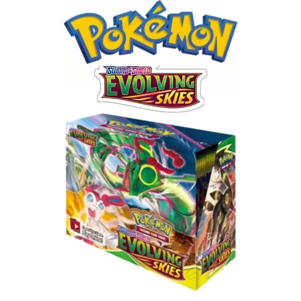 Pokémon TCG Sword & Shield Booster Box 360Pcs English Collectible Trading Cards Set Regalo ng Laruang Larong Anime para sa Mga Tagahanga ng Koleksyon ng Bata