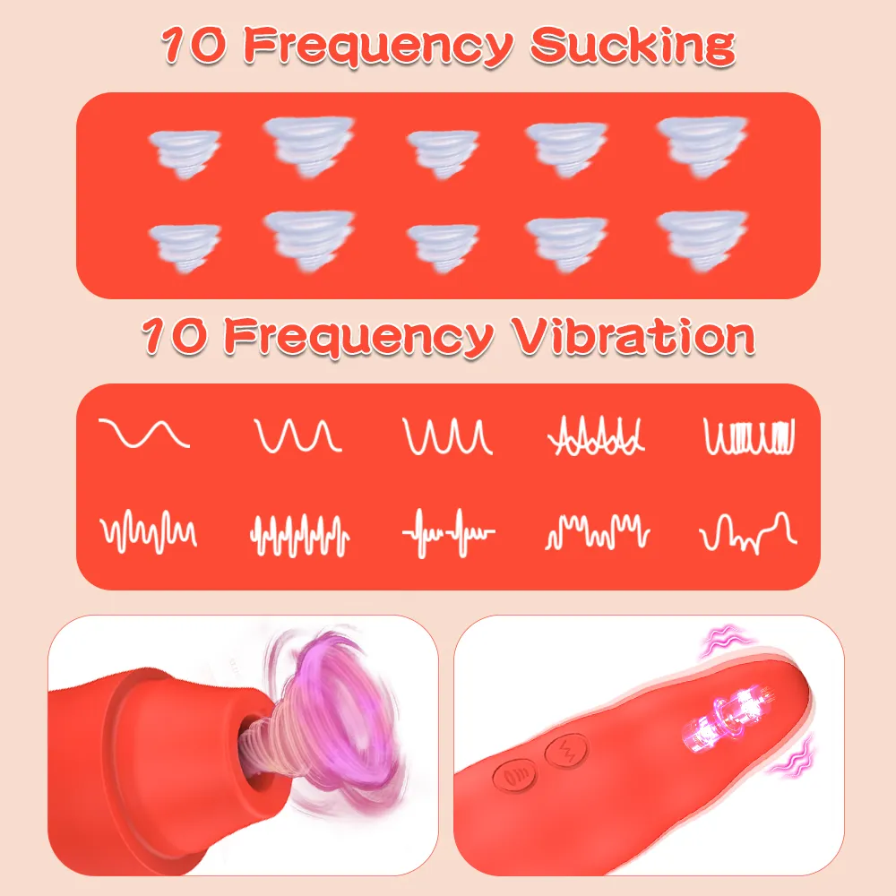 Sucking Vibrating Sex Toys Female Masturbator Carrot Shaped Vibrators For Women G Spot Stimulator Clitoris Nipple Massager Adult — image 2