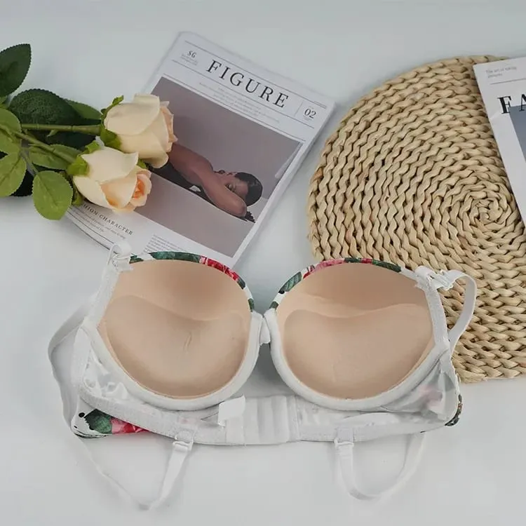 Sexig underklädesset BH Modebehå/underkläder för damer Justerbar axelrem Samla stilar (behå & shortsset