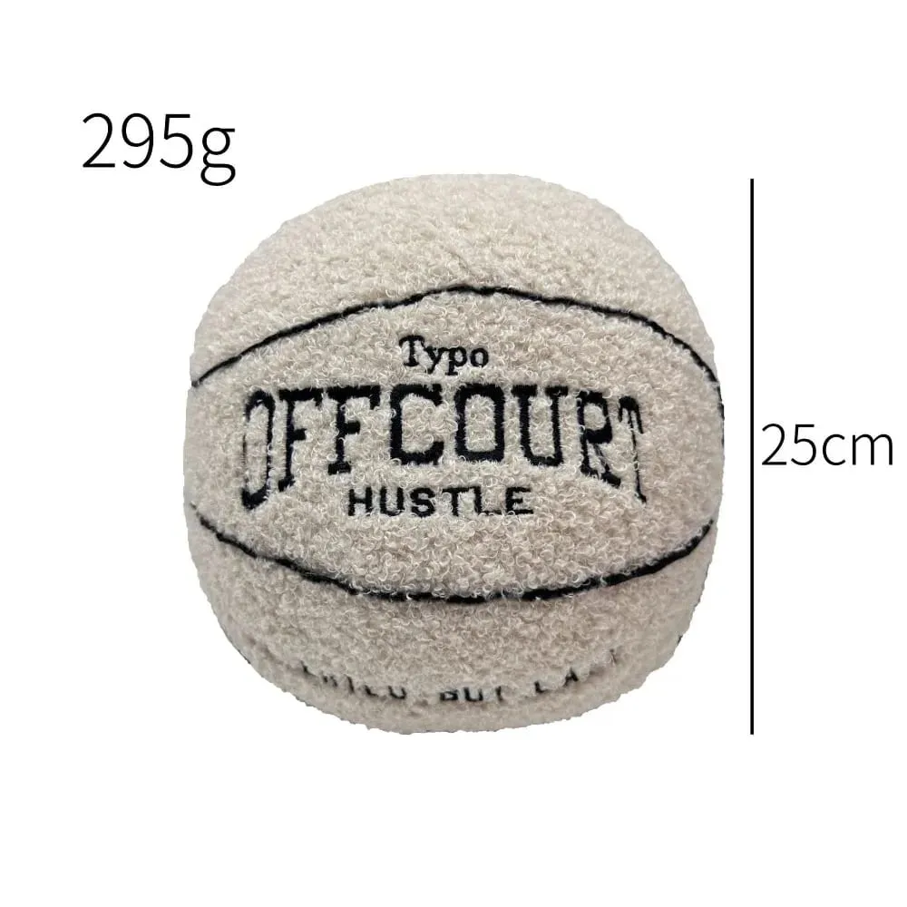 Creative Offcourt Basketball Pillow Basketball Simulation Basketball Pillow 25cm Funny Lifelike Basketball Pillow Girl Boy