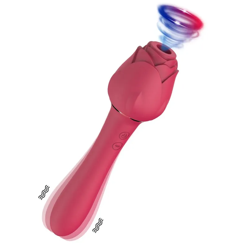 Rose-Sucking Toys Vibrator für Frauen Nippel Klitoris Vakuum Clit Sucker Stimulator Female Sex Toys Waren Vibratoren für Erwachsene