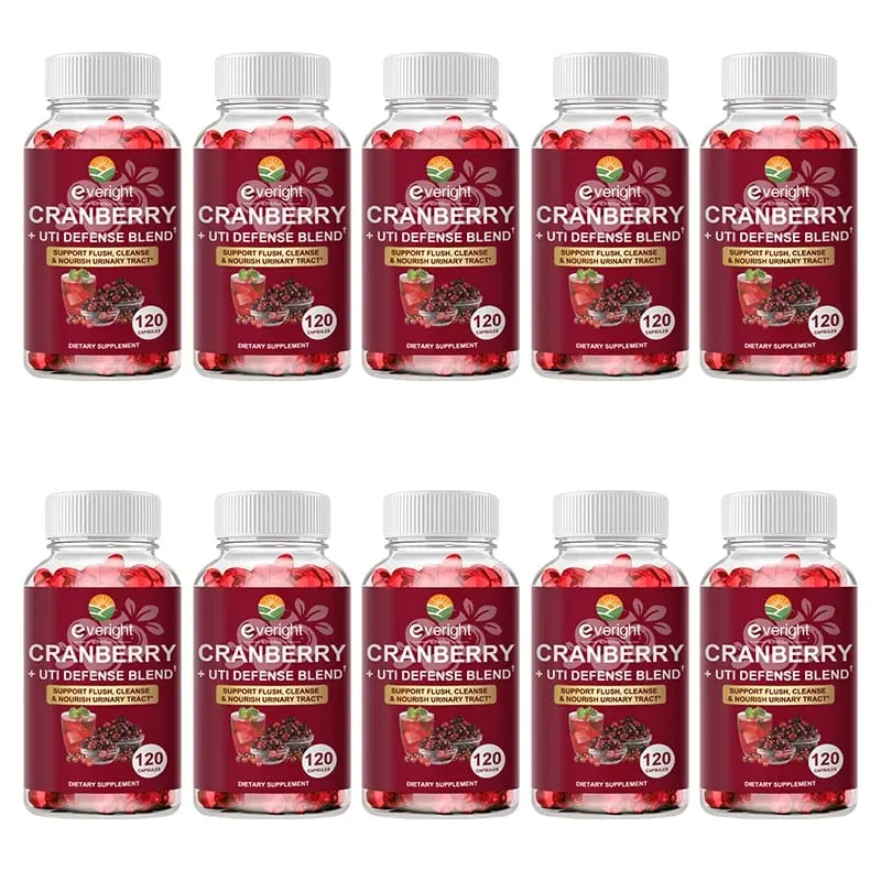 Cranberry Capsules for Women – UTI Defense Blend with Vitamin C & E – Supports Urinary Tract Bladder Kidney & Vaginal pH Healt