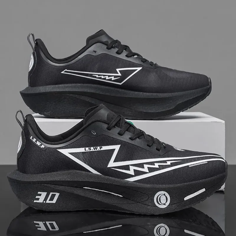Men's Casual Sports Shoes Soft-Soled Road Running Shoes Lightweight Breathable Non-Slip Wear-Resistant Trendy and Versatile Daily Jogging Sneakers