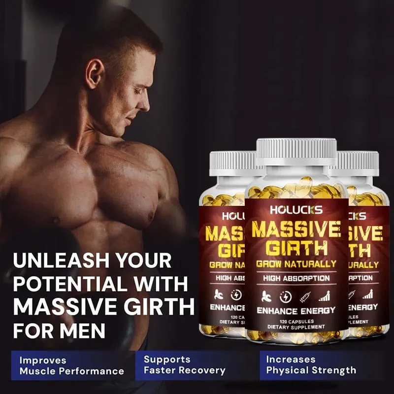 Advanced Men's Health Supplement with Ashwagandha & Maca Root Support Male Vitality Enhanced Stamina Stress Performance