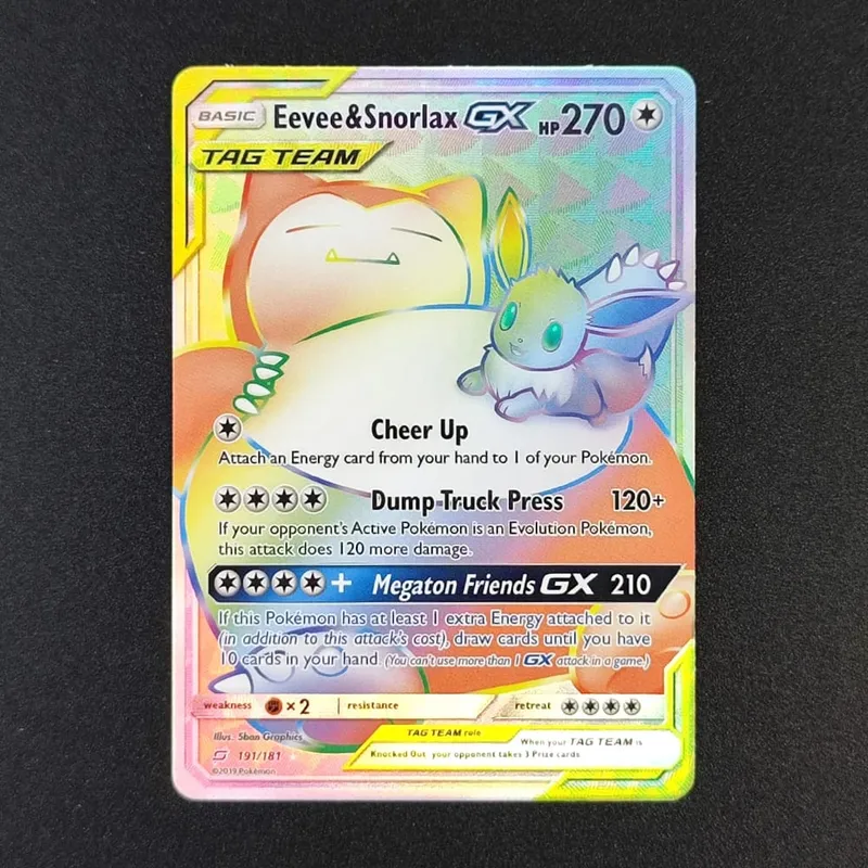 DIY PKM TCG Card TAG TEAM Latias & Latios Gengai Mimikyu Mewtwo Mew Moltres Zapdos Articuno GX Trading Card Game