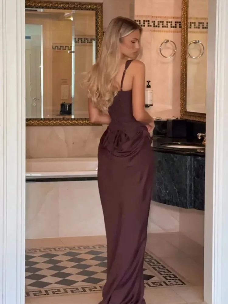 Women Square-neck Halter Mini Dress Sexy Pleated Sleeveless Backless High Waist Bodycon Dresses New Summer Lady Party Robes 2026