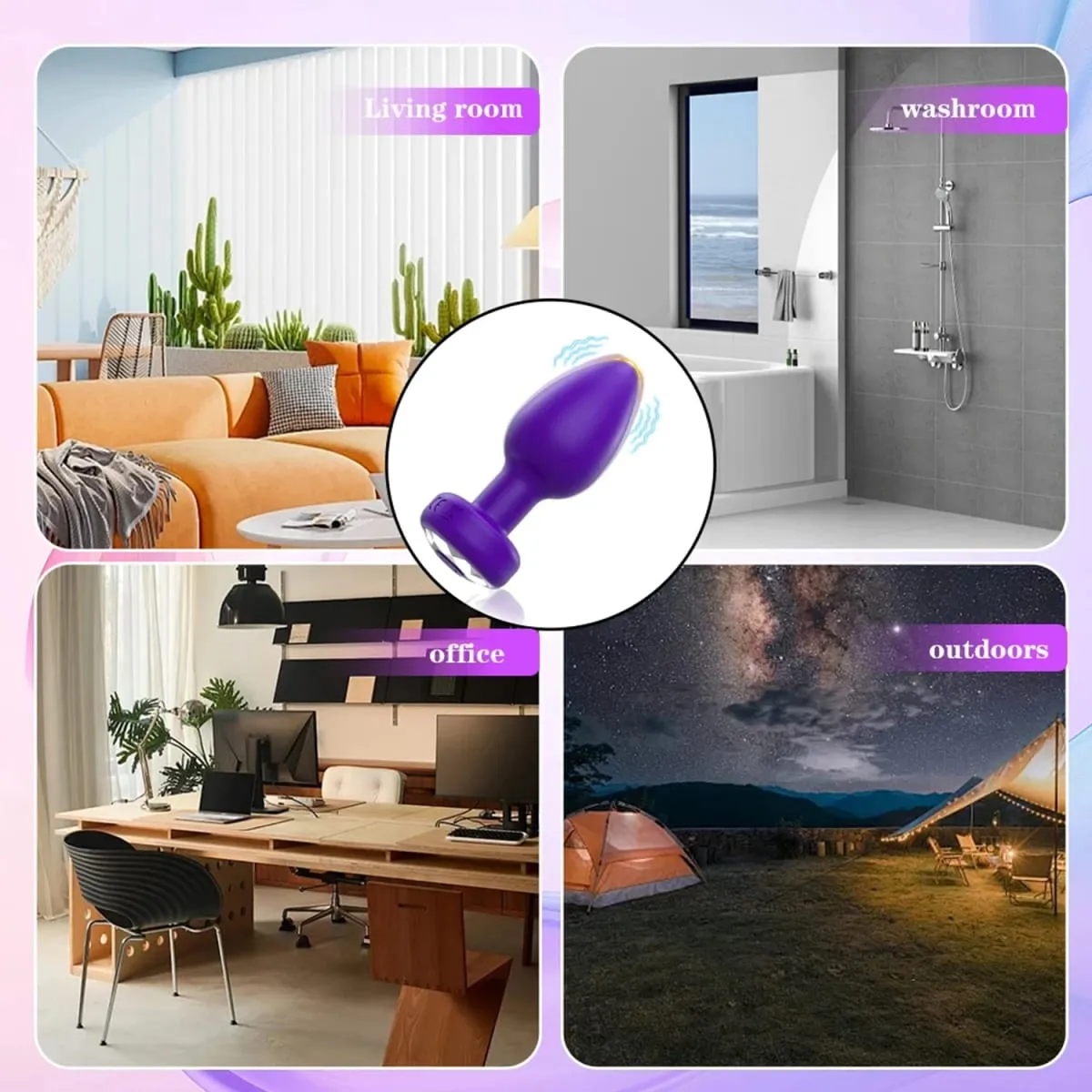 Vibrating Silicone Anal Plug Adult Sex Toy With 10 Vibration Modes Male Toy Game Prostate Massager Remote Control Or App Aode
