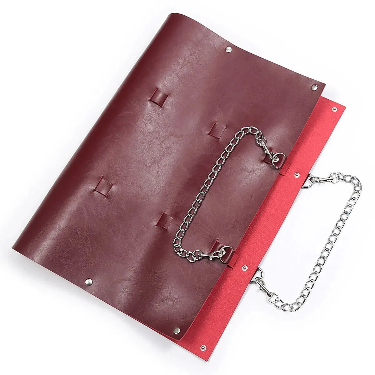 Portable BDSM Kit Adult Handcuff Leg Cuffs Sex Toy Set with Storage Bag Couple SM Slave Sex Games Set PU Leather Bondage Gears