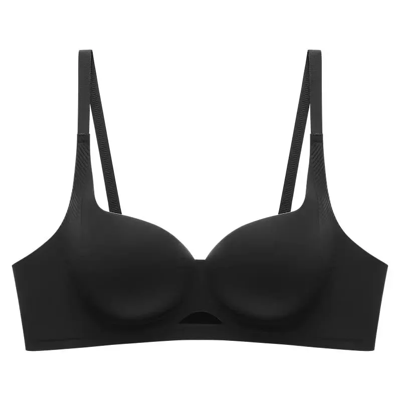 New Hollow-out One-piece Seamless Comfortable Push Up Lingerie Small Breast Gathering Anti-sagging No Steel Ring Bra