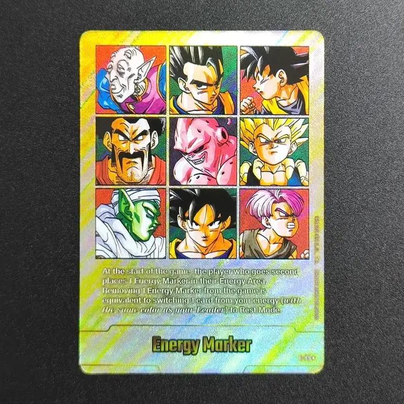 Self Made English Dragon Ball Super Fusion World Energy Markers Gold DBSFW_EM Son Goku Game Collection Flash Card Toy